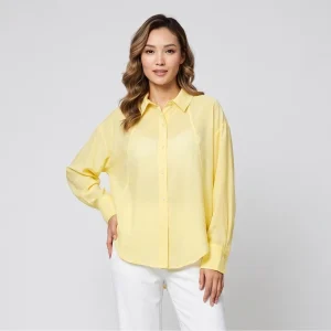 شومیز آستین بلند یقه برگردان زنانه مدل Moda کد M5870